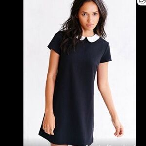 Urban Outfitters Black Mini Shift Dress